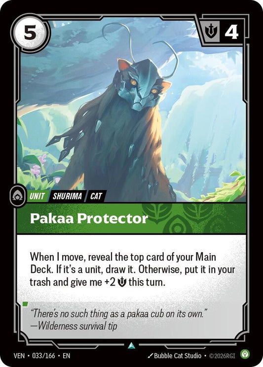Pakaa Protector - 033/166 - Vendetta (VEN) - Foil - Riftbound TCG Card