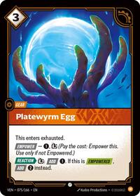 Platewyrm Egg - 075/166 - Vendetta (VEN) - Normal