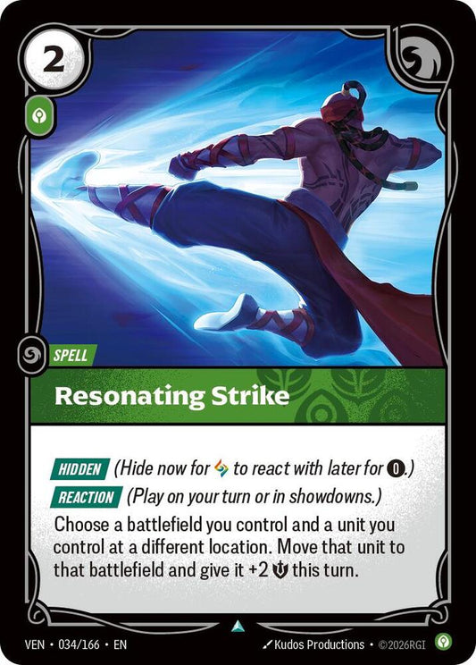 Resonating Strike - 034/166 - Vendetta (VEN) - Normal