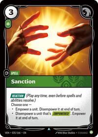 Sanction - 035/166 - Vendetta (VEN) - Normal