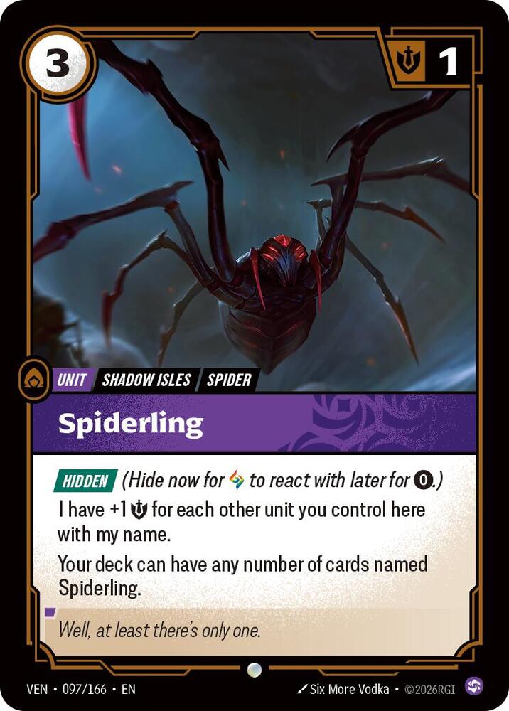 Spiderling - 097/166 - Vendetta (VEN) - Foil