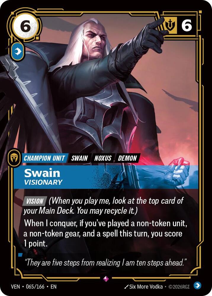 Swain - Visionary - 065/166 - Vendetta (VEN) - Foil