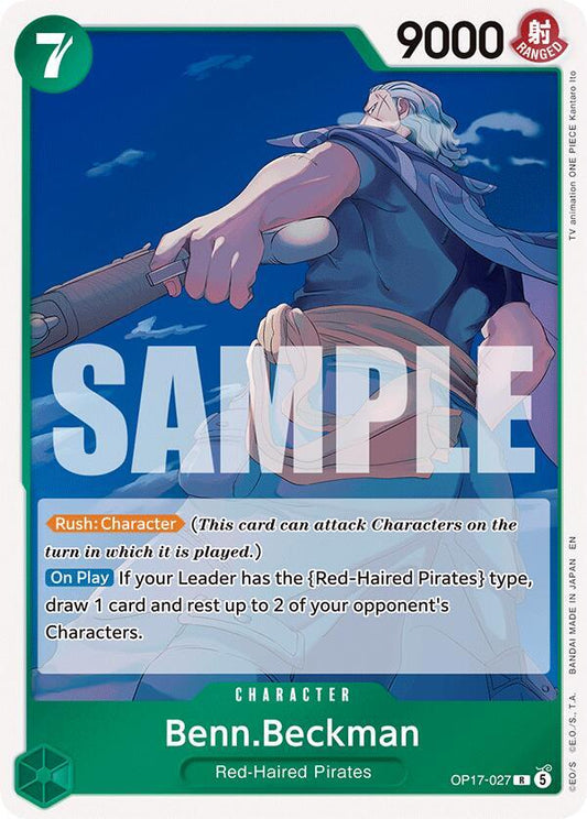 Benn.Beckman - OP17-027 - The World's Strongest Warriors (OP17) - Foil - One Piece TCG Card