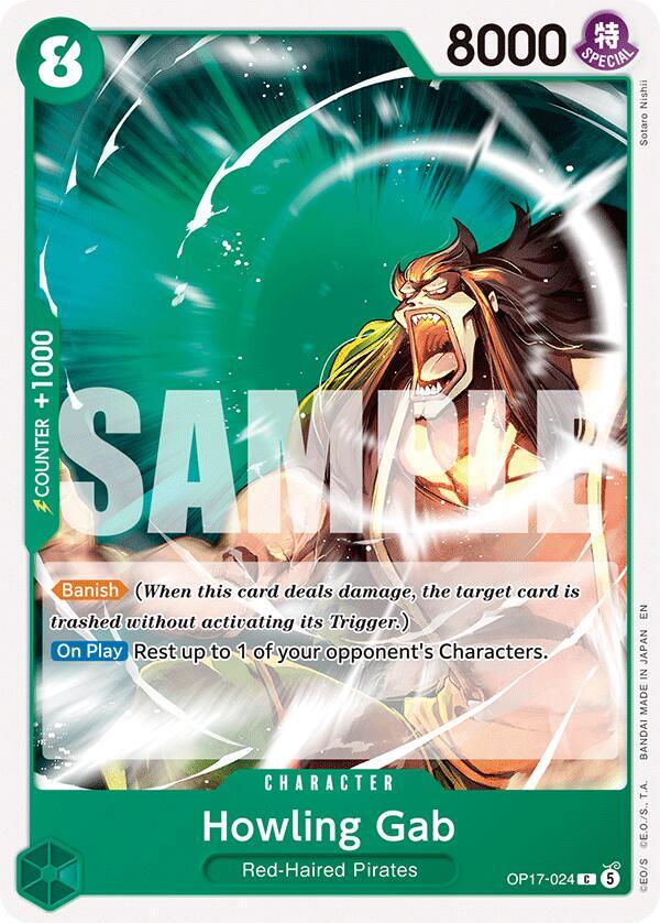 Howling Grab - OP17-024 - The World's Strongest Warriors (OP17) - Normal - One Piece TCG Card