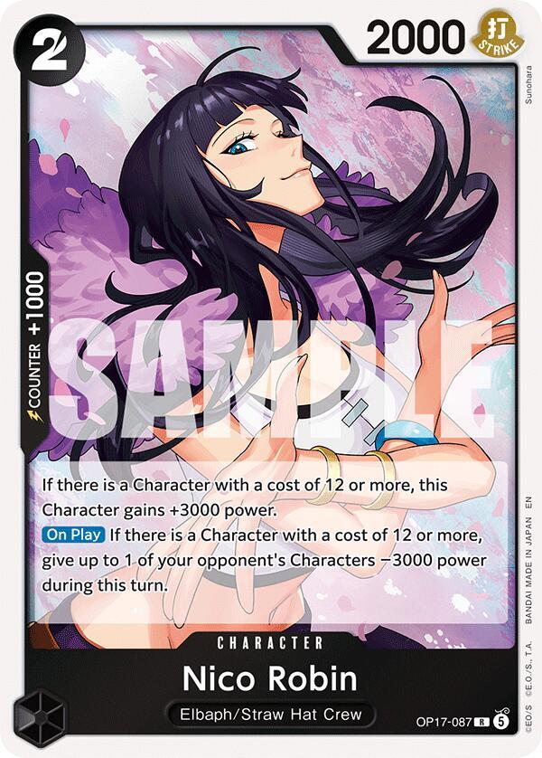 Nico Robin - OP17-087 - The World's Strongest Warriors (OP17) - Foil - One Piece TCG Card