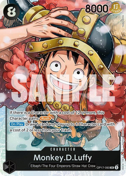 Monkey.D.Luffy (093) - OP17-093 - The World's Strongest Warriors (OP17) - Foil - One Piece TCG Card