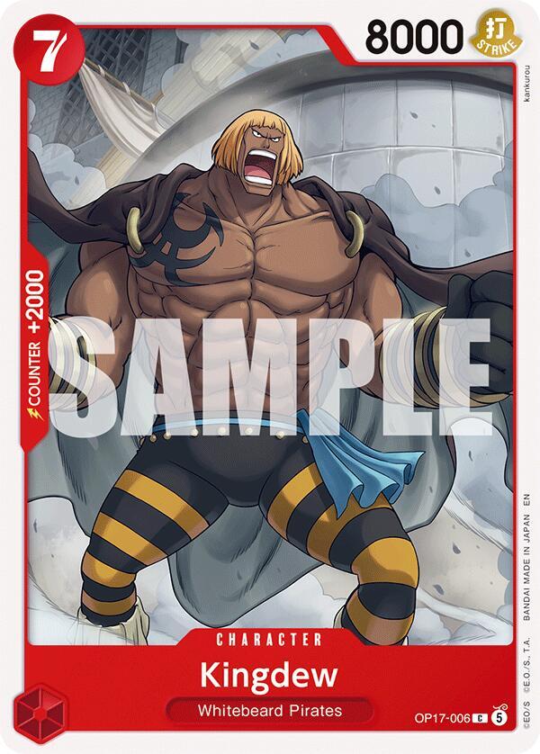 Kingdew - OP17-006 - The World's Strongest Warriors (OP17) - Normal - One Piece TCG Card