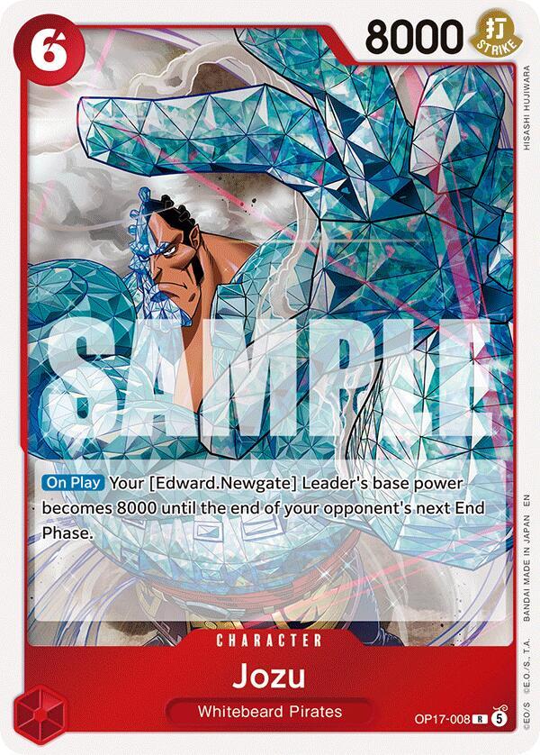 Jozu - OP17-008 - The World's Strongest Warriors (OP17) - Foil - One Piece TCG Card