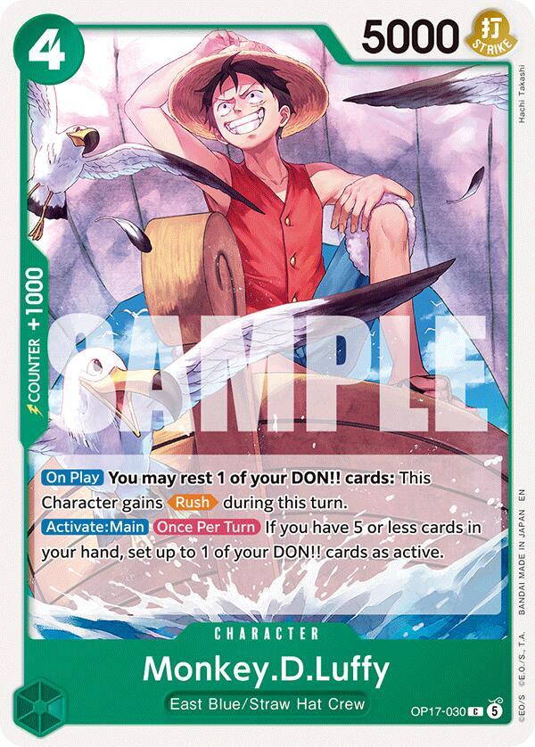 Monkey.D.Luffy (030) - OP17-030 - The World's Strongest Warriors (OP17) - Normal - One Piece TCG Card