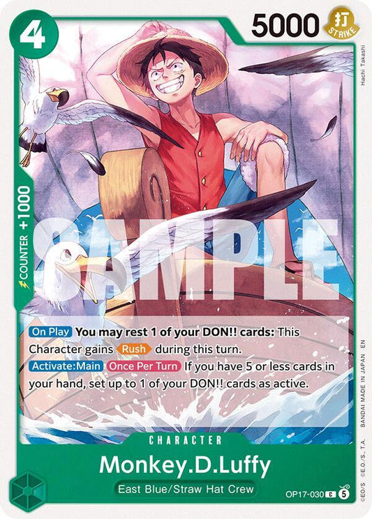 Monkey.D.Luffy (030) - OP17-030 - The World's Strongest Warriors (OP17) - Normal - One Piece TCG Card