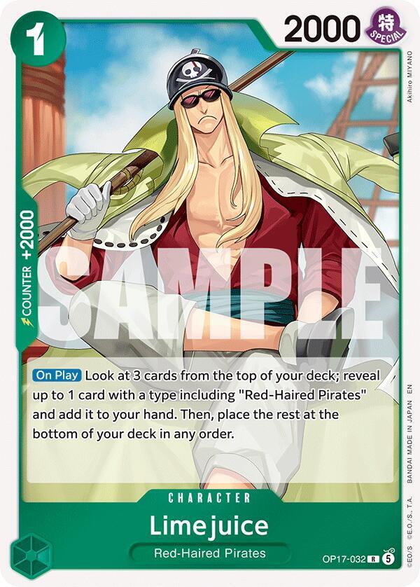 Limejuice - OP17-032 - The World's Strongest Warriors (OP17) - Foil - One Piece TCG Card