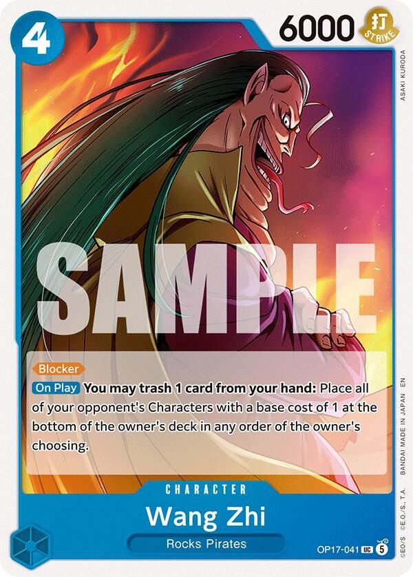 Wang Zhi - OP17-041 - The World's Strongest Warriors (OP17) - Normal - One Piece TCG Card