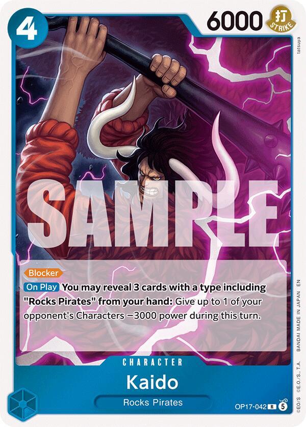 Kaido (042) - OP17-042 - The World's Strongest Warriors (OP17) - Foil - One Piece TCG Card