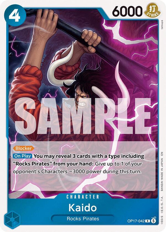 Kaido (042) - OP17-042 - The World's Strongest Warriors (OP17) - Foil - One Piece TCG Card