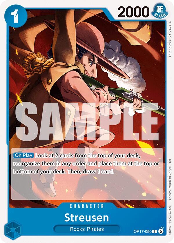 Streusen (050) - OP17-050 - The World's Strongest Warriors (OP17) - Normal - One Piece TCG Card