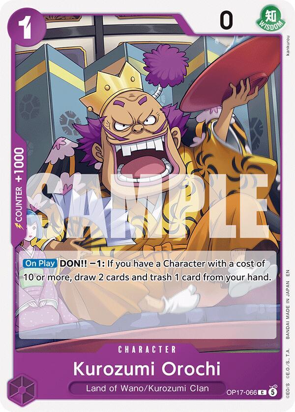Kurozumi Orochi - OP17-066 - The World's Strongest Warriors (OP17) - Normal - One Piece TCG Card