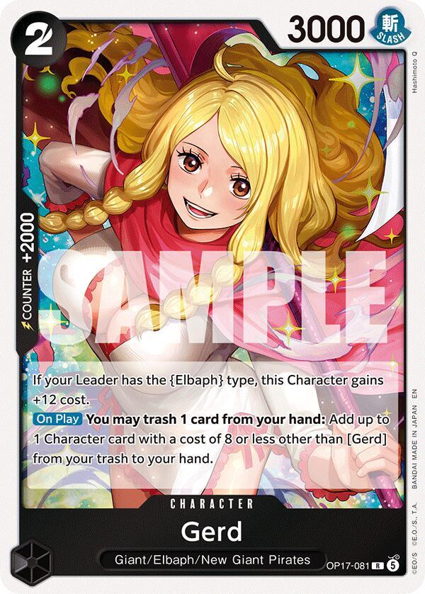 Gerd - OP17-081 - The World's Strongest Warriors (OP17) - Foil - One Piece TCG Card