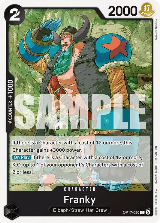 Franky - OP17-090 - The World's Strongest Warriors (OP17) - Normal - One Piece TCG Card