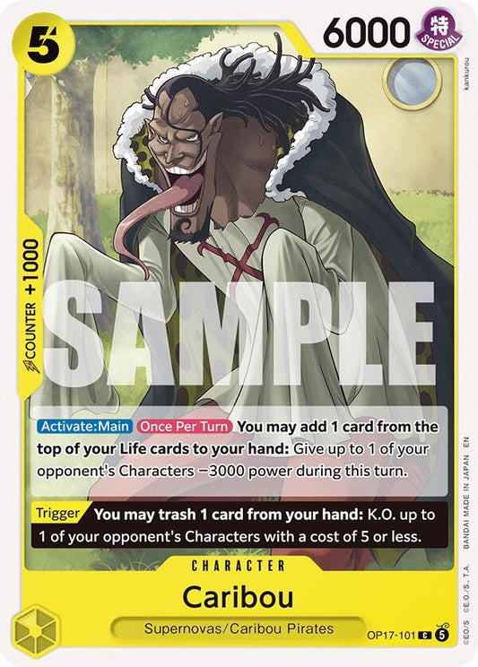 Caribou - OP17-101 - The World's Strongest Warriors (OP17) - Normal - One Piece TCG Card