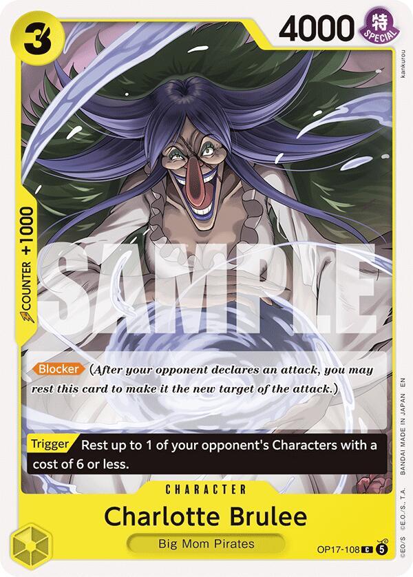 Charlotte Brulee - OP17-108 - The World's Strongest Warriors (OP17) - Normal - One Piece TCG Card