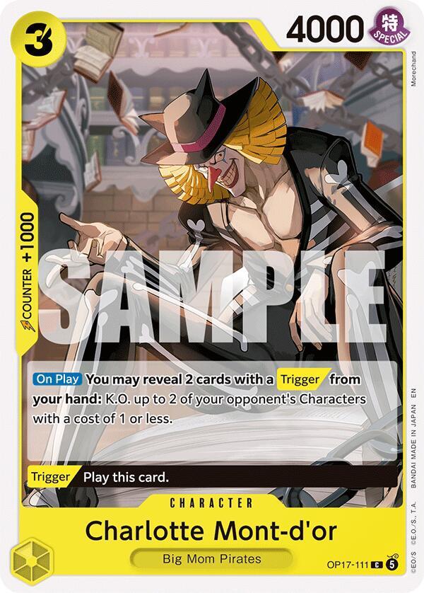 Charlotte Mont-d'or - OP17-111 - The World's Strongest Warriors (OP17) - Normal - One Piece TCG Card