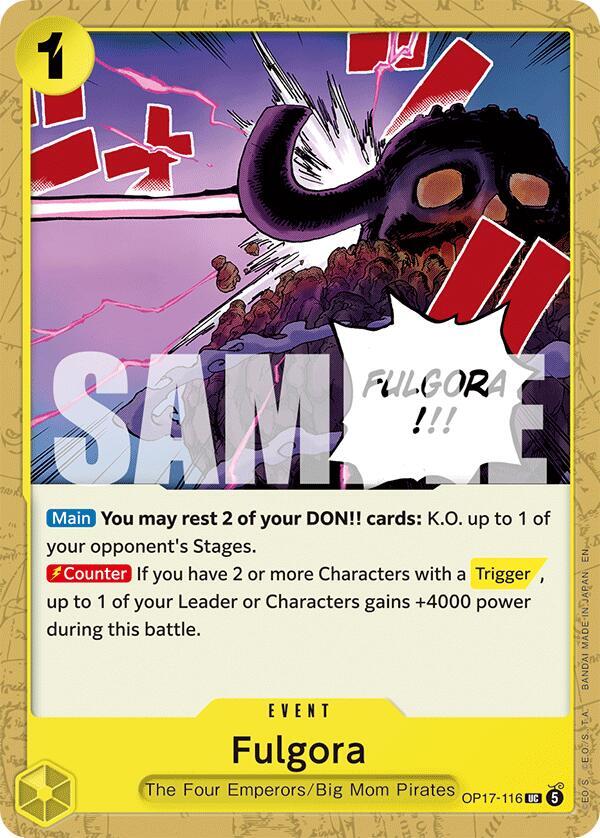 Fulgora - OP17-116 - The World's Strongest Warriors (OP17) - Normal - One Piece TCG Card