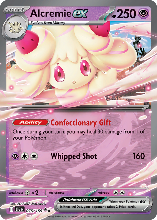 Alcremie ex - 75/159 - Scarlet & Violet Journey Together (JTG)