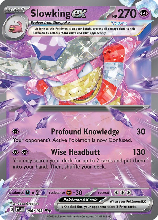 Slowking ex - 86/193 - Scarlet & Violet Paldea Evolved (undefined)