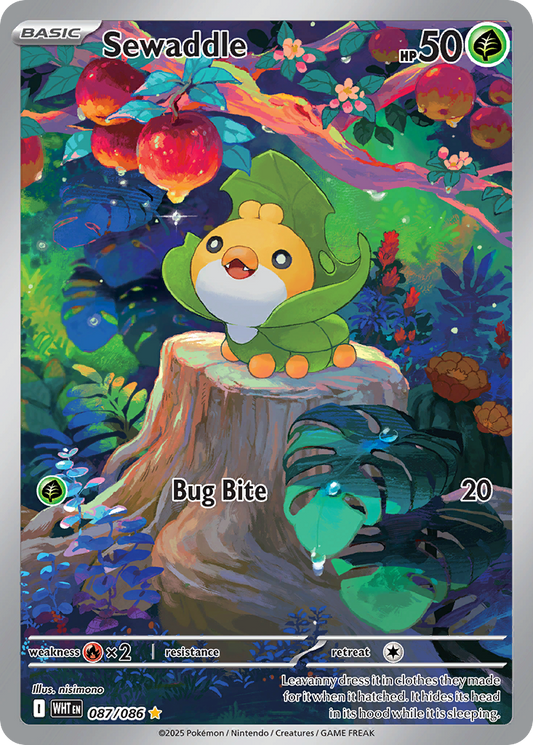 Sewaddle - 87/86 - Scarlet & Violet White Flare