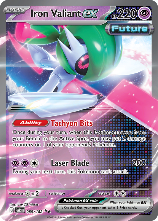 Iron Valiant ex - 89/182 - Scarlet & Violet Paradox Rift (undefined)