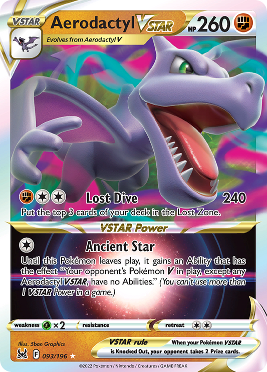 Aerodactyl VSTAR - 93/196 - Sword & Shield Lost Origin