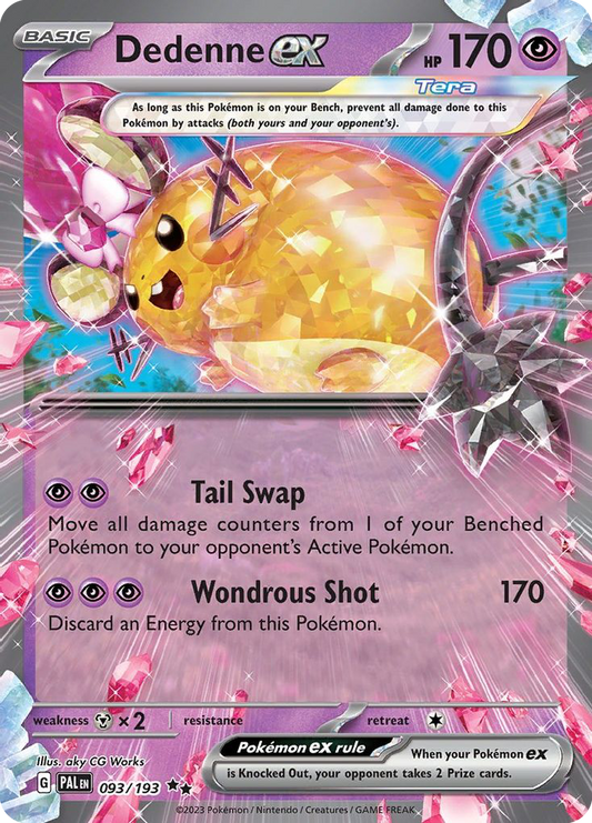 Dedenne ex - 93/193 - Scarlet & Violet Paldea Evolved (undefined)