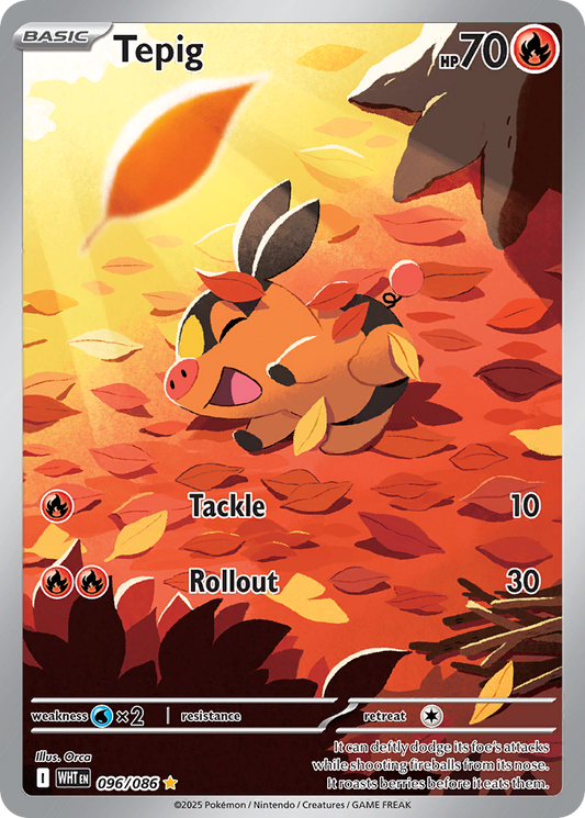 Tepig - 96/86 - Scarlet & Violet White Flare