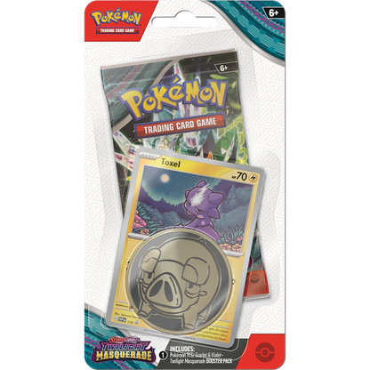Pokemon Twilight Masquerade Checklane Blister Toxel