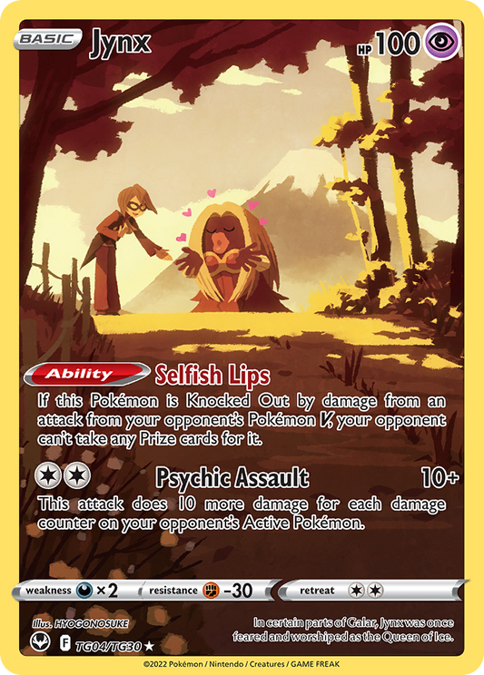 Jynx - TG04/30 - Sword & Shield Silver Tempest Trainer Gallery (SIT)