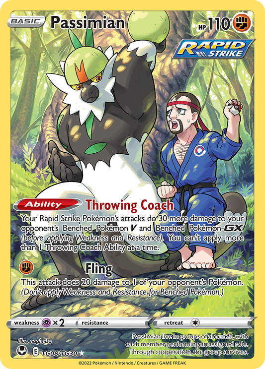 Passimian - TG08/30 - Sword & Shield Silver Tempest Trainer Gallery