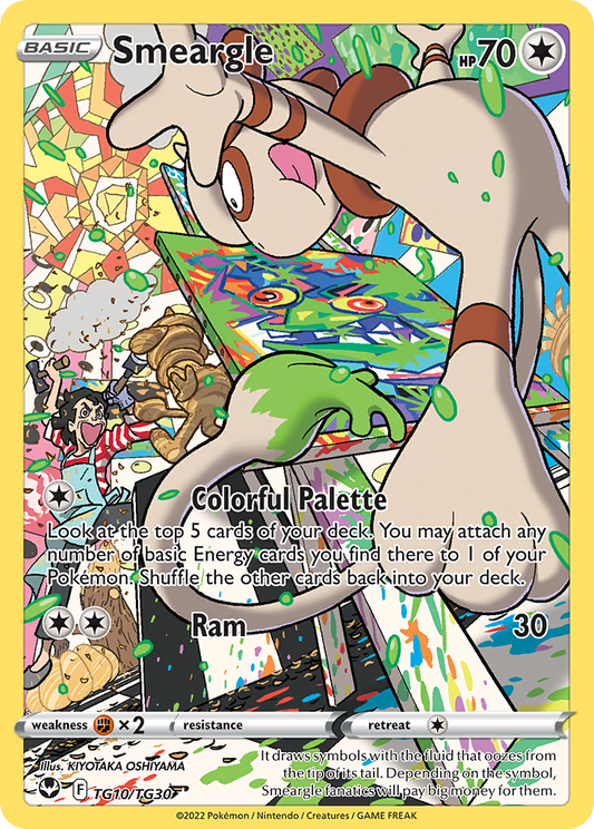 Smeargle - TG10/30 - Sword & Shield Silver Tempest Trainer Gallery (SIT)