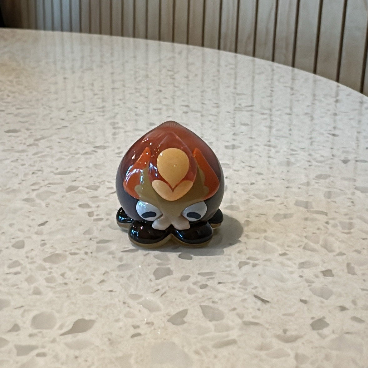 Front view of regular brown ball octopus from Genshin Impact's Fontemer Aberrant enemies