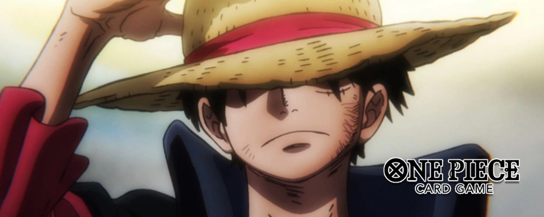 Monkey D Luffy holding straw hat entrance