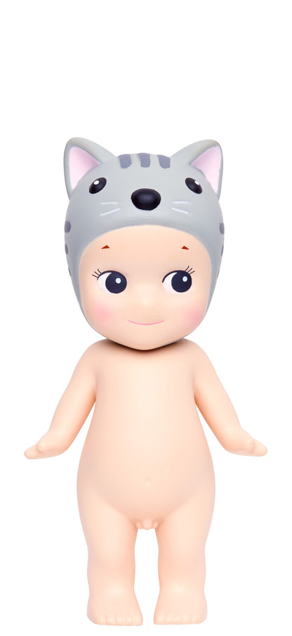 Sonny Angel Toy figure with cat-like head on a white background