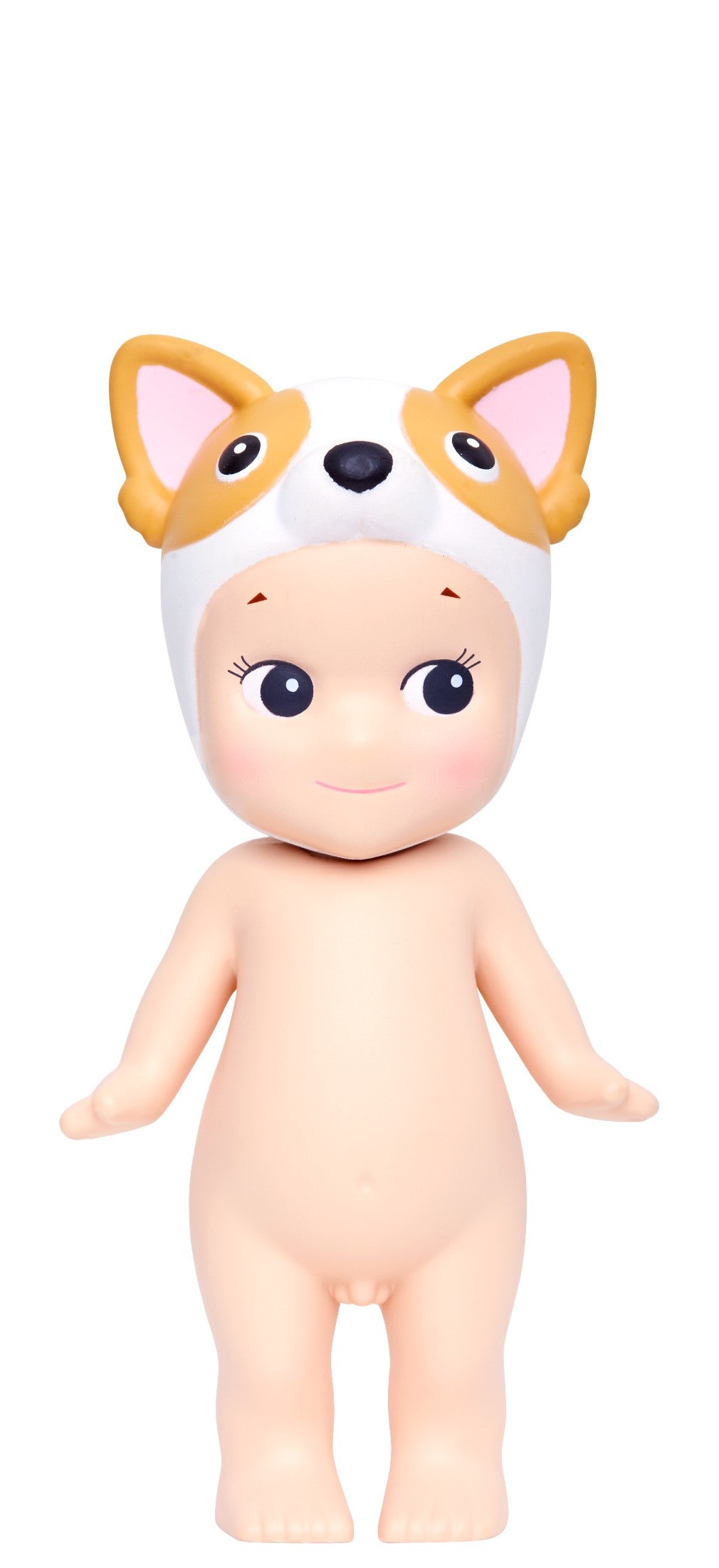 Sonny Angel Toy figure with chihuahua hat on a white background