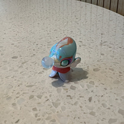 Front view of pearl teal seahorse from Genshin Impact's Fontemer Aberrant enemies