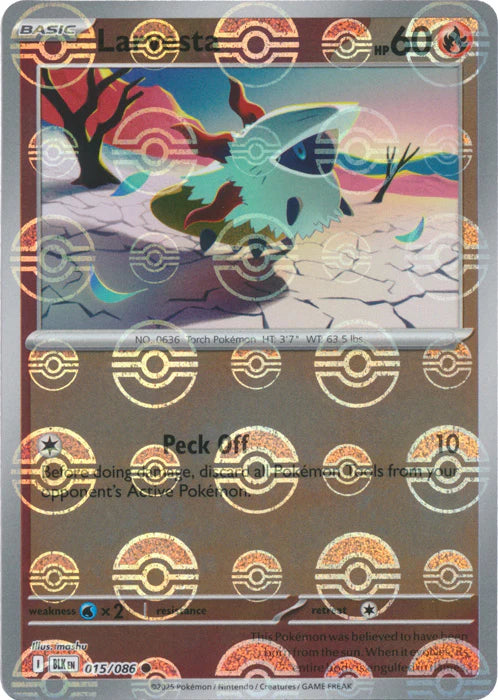 Larvesta (Poke Ball Pattern) - 015/086 - SV: Black Bolt (BLK)