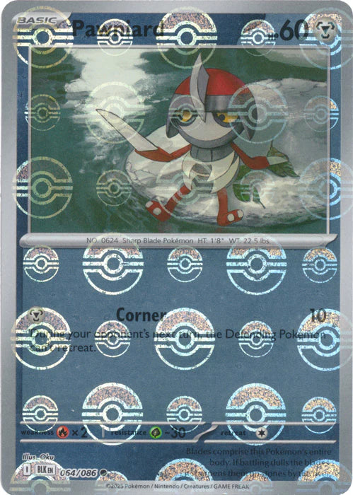 Pawniard (Poke Ball Pattern) - 064/086 - SV: Black Bolt (BLK)