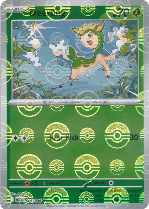 Deerling (Poke Ball Pattern) - 006/086 - SV: White Flare (WHT)