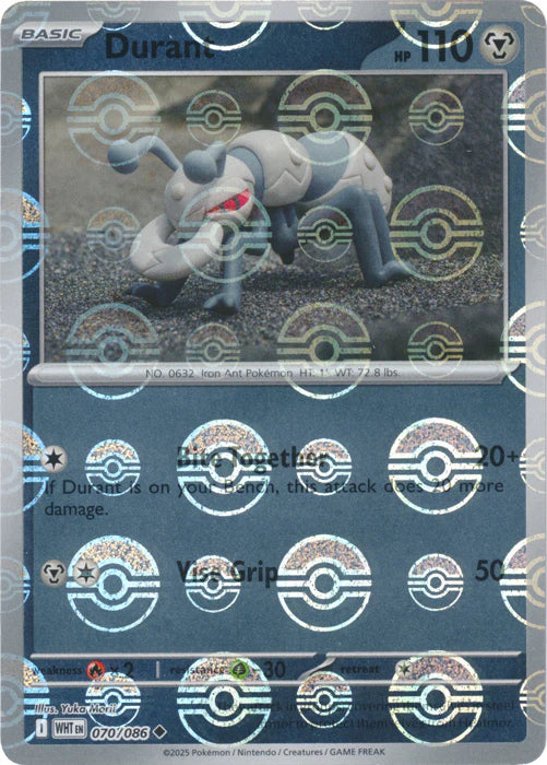 Durant (Poke Ball Pattern) - 070/086 - SV: White Flare (WHT)