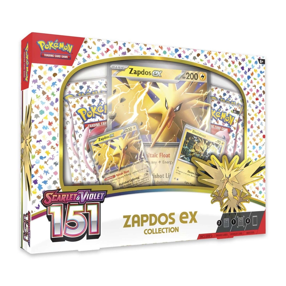 Pokemon 151 Zapdos ex collection box