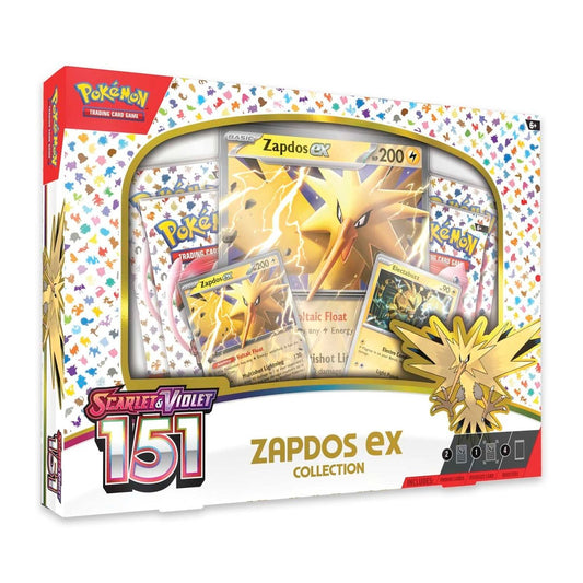 Pokemon 151 Zapdos ex collection box