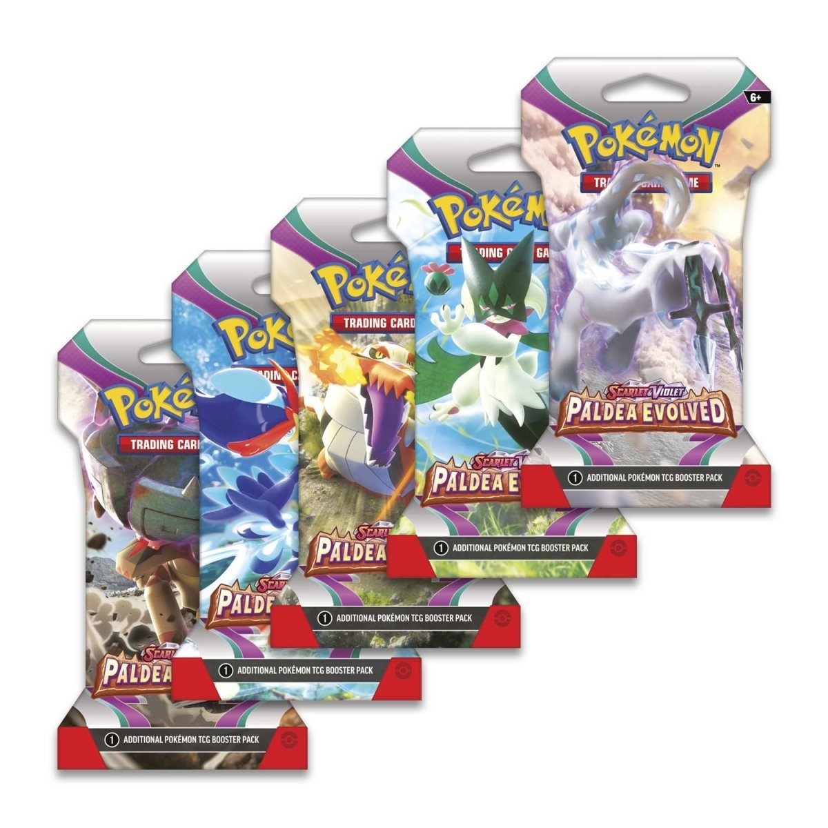 Pokemon Paldea Evolved Sleeved Booster Pack All Types