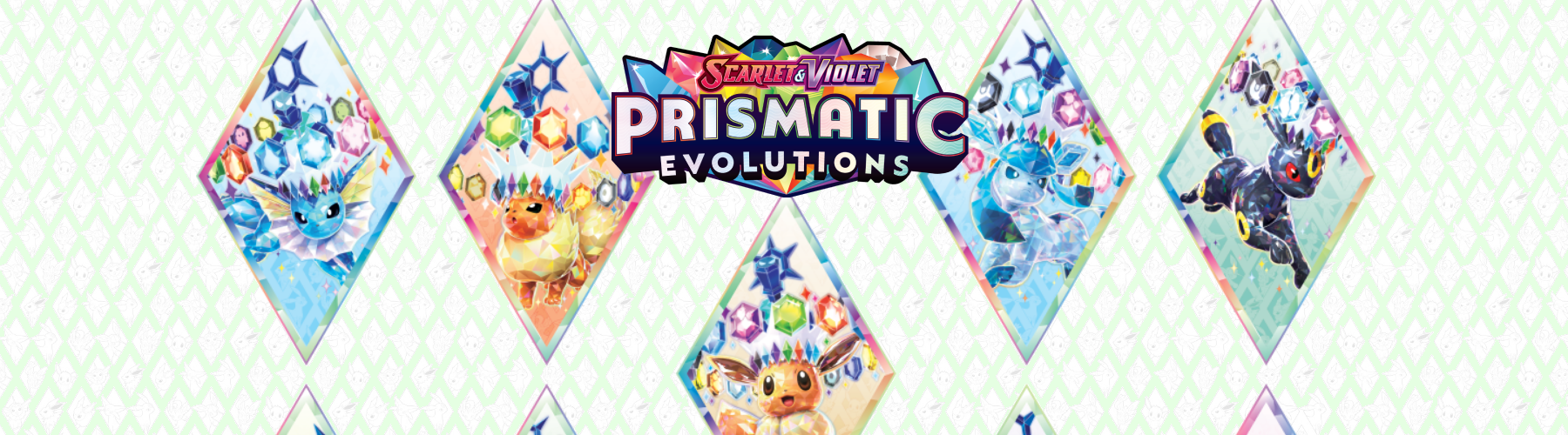 Gurashies Prismatic Evolutions Release Banner